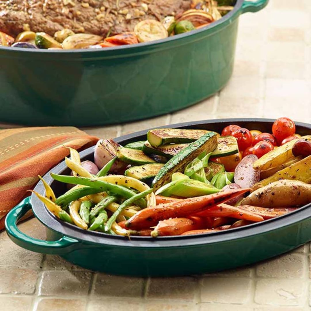 Smaltovaný litinový pekáč oválný EGG, Ø 35 cm / 5,2 l